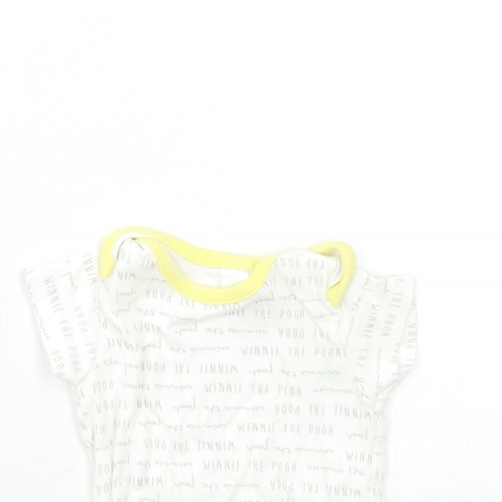 Disney Baby White   Babygrow One-Piece Size 3-6 Months