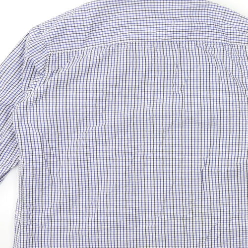 HOUSE CLTH Mens Blue Check   Button-Up Size S