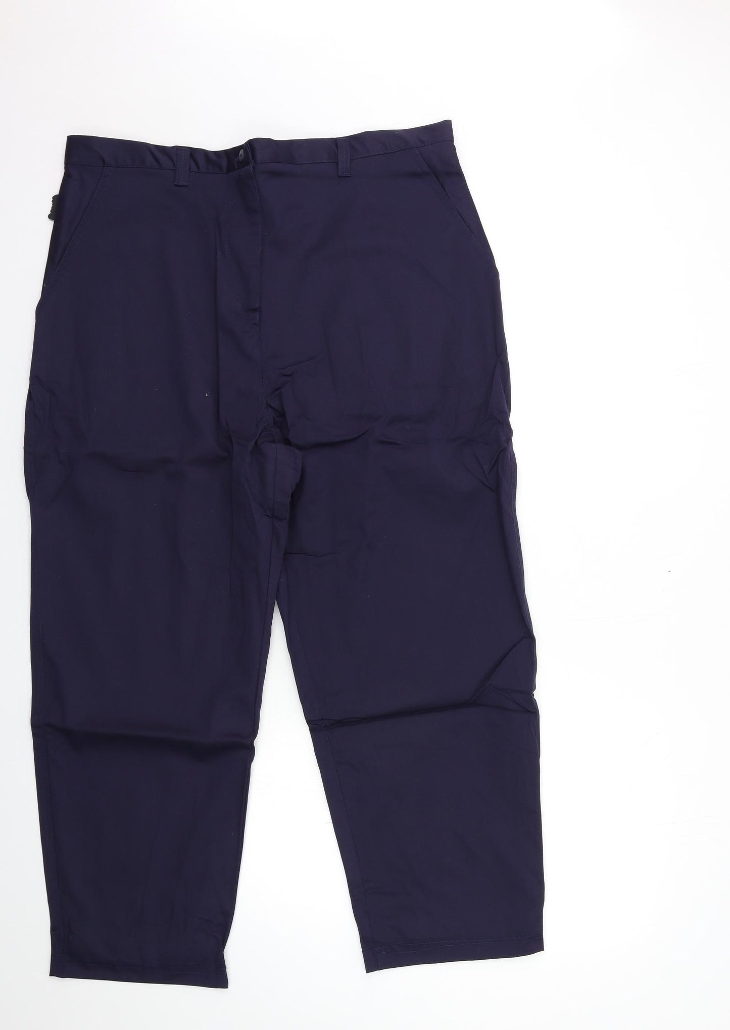 moose Womens Blue   Cargo Trousers Size 20 L27 in