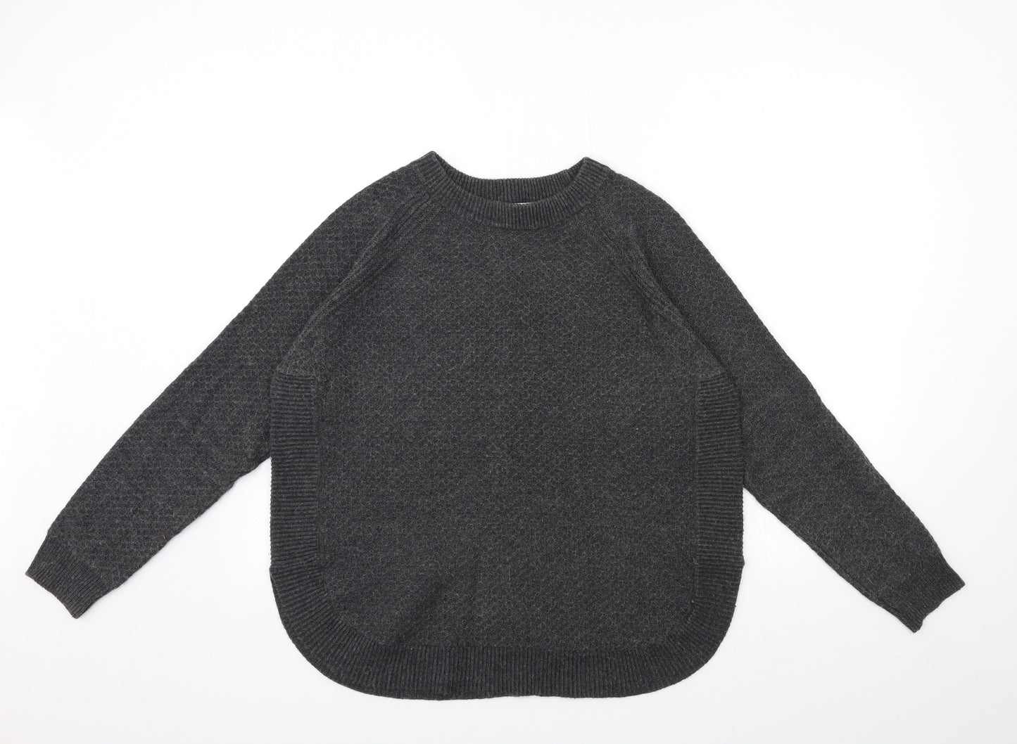 Warehouse Womens Grey  Knit Pullover Jumper Size 10