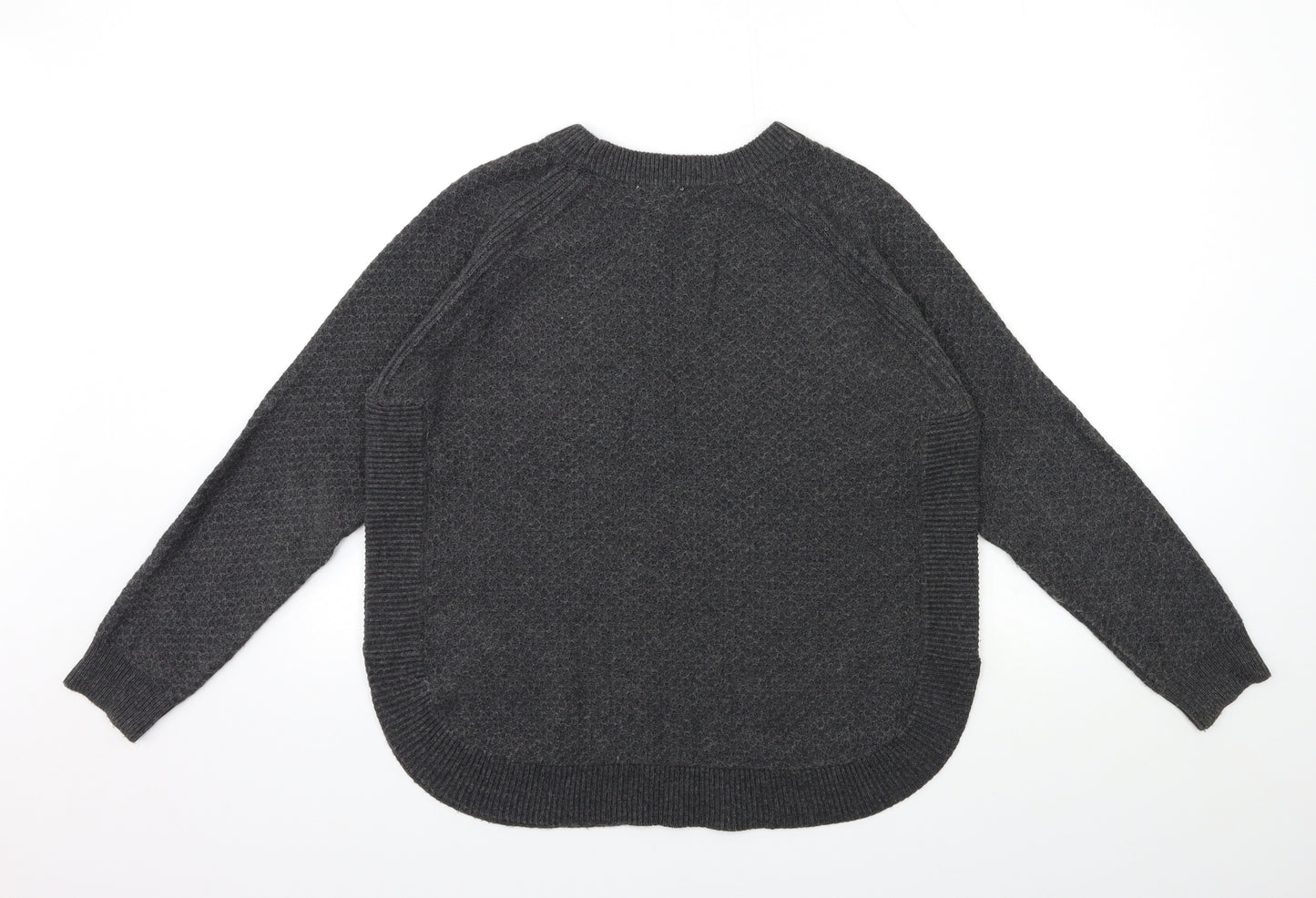 Warehouse Womens Grey  Knit Pullover Jumper Size 10