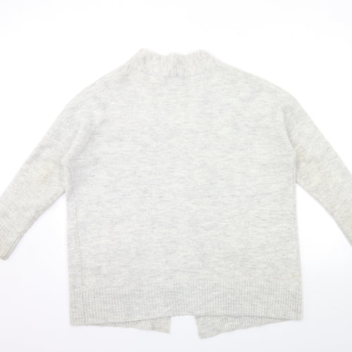 Primark Womens Grey  Knit Cardigan Jumper Size 10