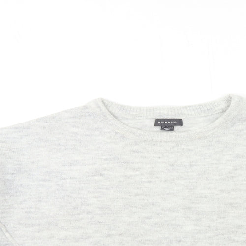 Primark Womens Grey  Knit Pullover Jumper Size S