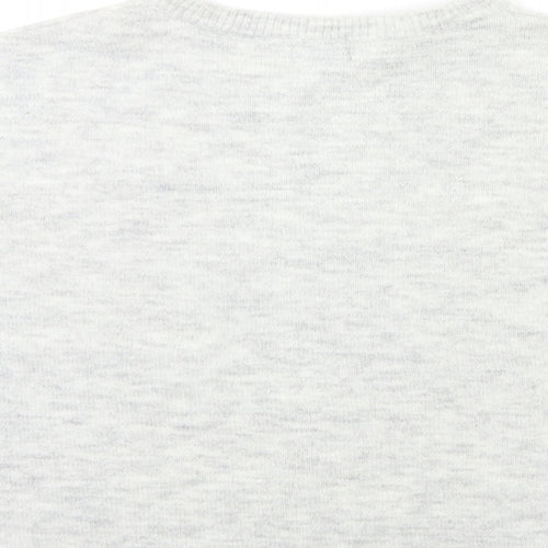 Primark Womens Grey  Knit Pullover Jumper Size S