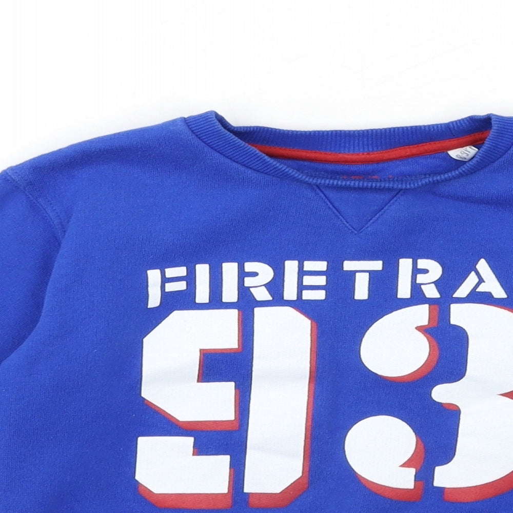 Firetrap Boys Blue   Pullover Sweatshirt Size 8-9 Years