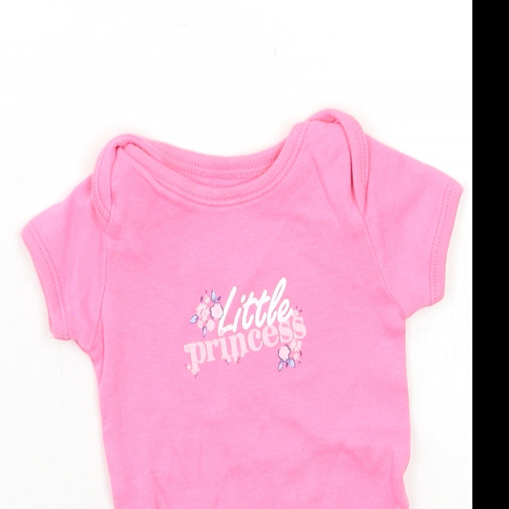 George Baby Pink   Babygrow One-Piece Size 0-3 Months
