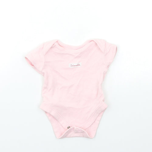 George Baby Pink   Babygrow One-Piece Size 0-3 Months