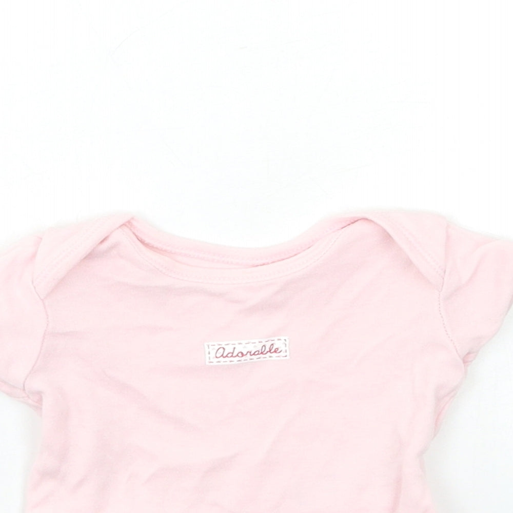 George Baby Pink   Babygrow One-Piece Size 0-3 Months