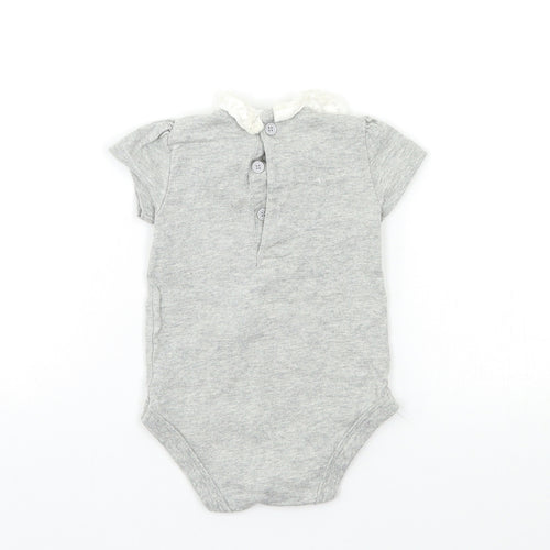 TU Baby Grey   Babygrow One-Piece Size 0-3 Months