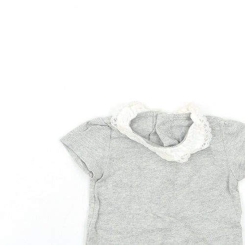 TU Baby Grey   Babygrow One-Piece Size 0-3 Months
