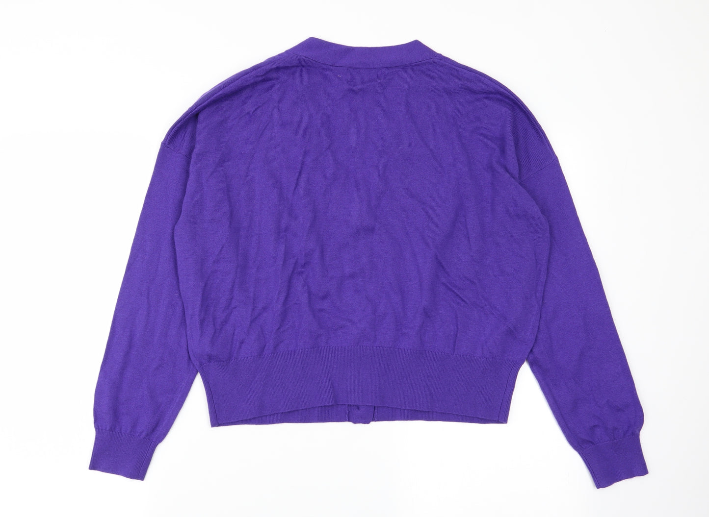 loststock Womens Purple   Cardigan Jumper Size M