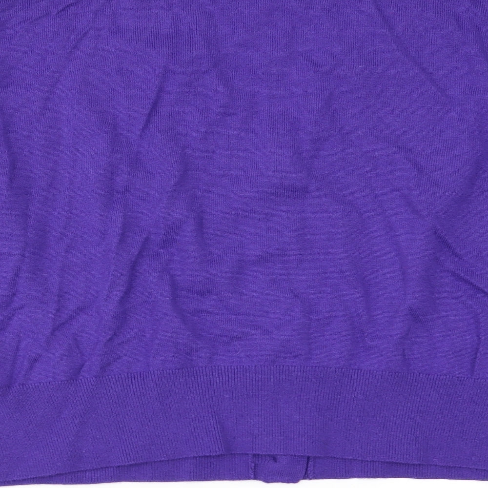 loststock Womens Purple   Cardigan Jumper Size M