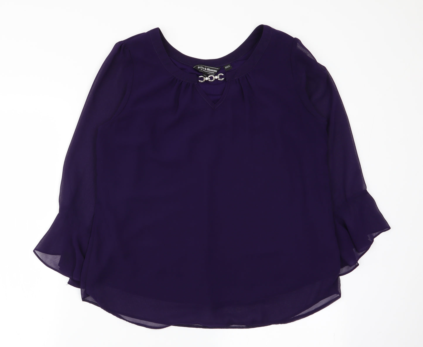 Dorothy Perkins Womens Purple   Basic Blouse Size 14