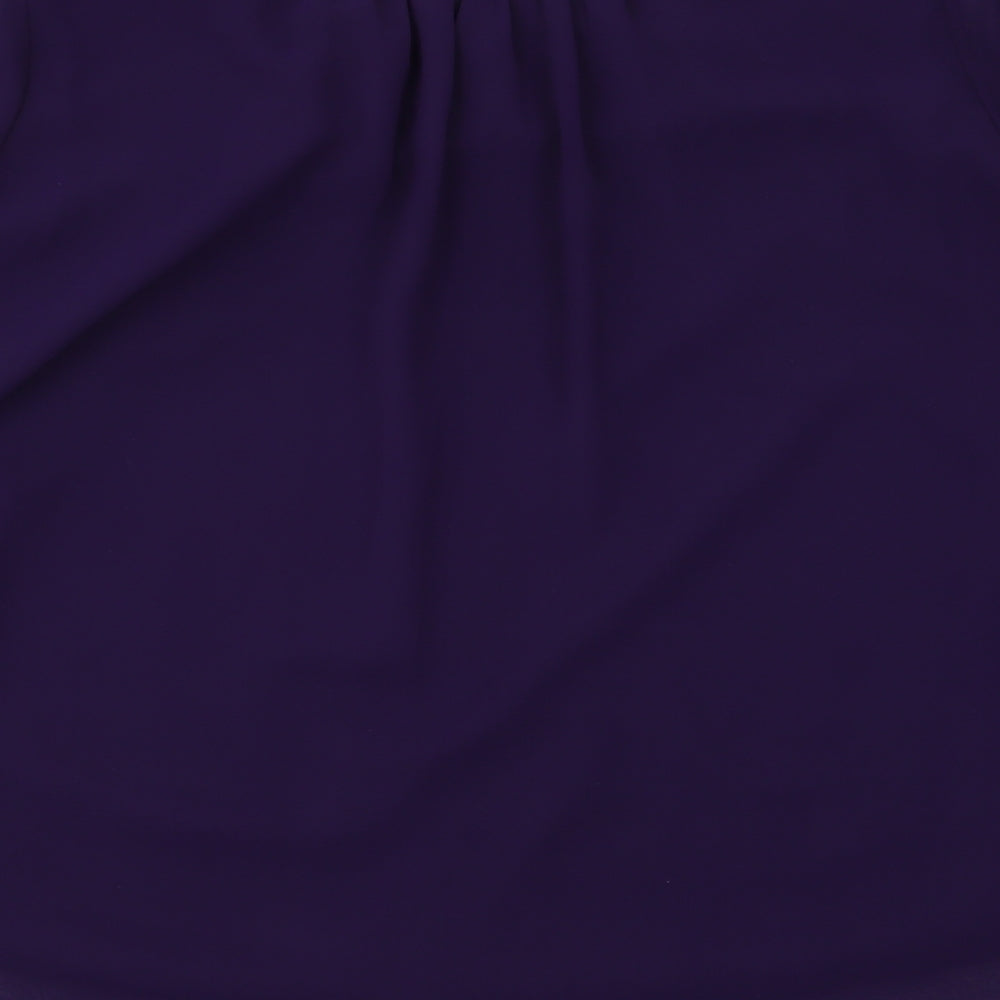 Dorothy Perkins Womens Purple   Basic Blouse Size 14