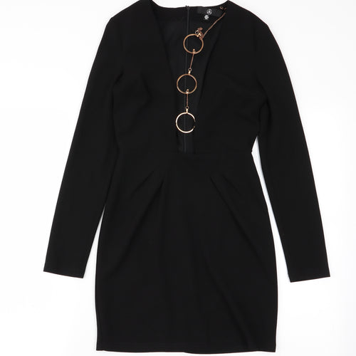 Missguided Womens Black   Fit & Flare  Size 6