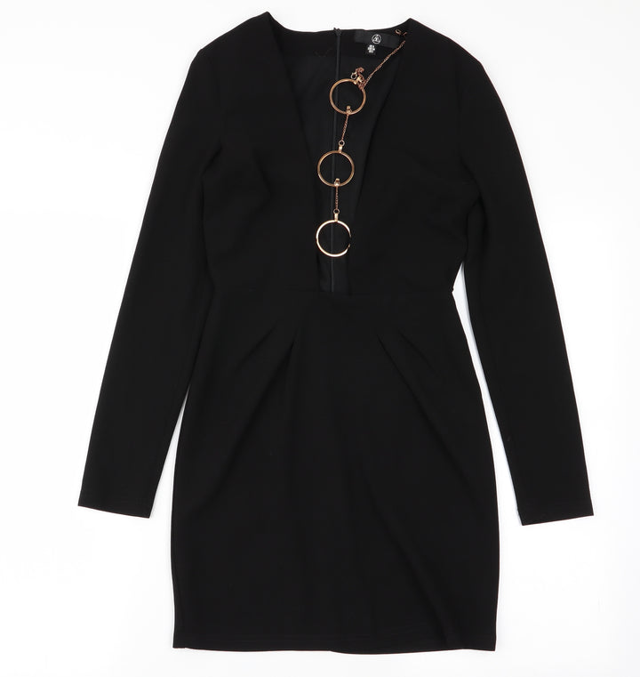 Missguided Womens Black   Fit & Flare  Size 6