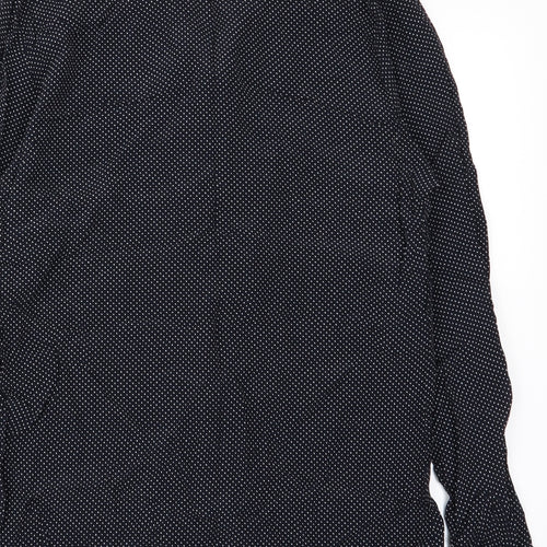 M&s Womens Multicoloured Polka Dot  Basic Button-Up Size 8