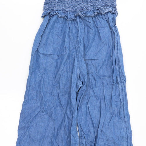 M&S Girls Blue   Jumpsuit One-Piece Size 7-8 Years