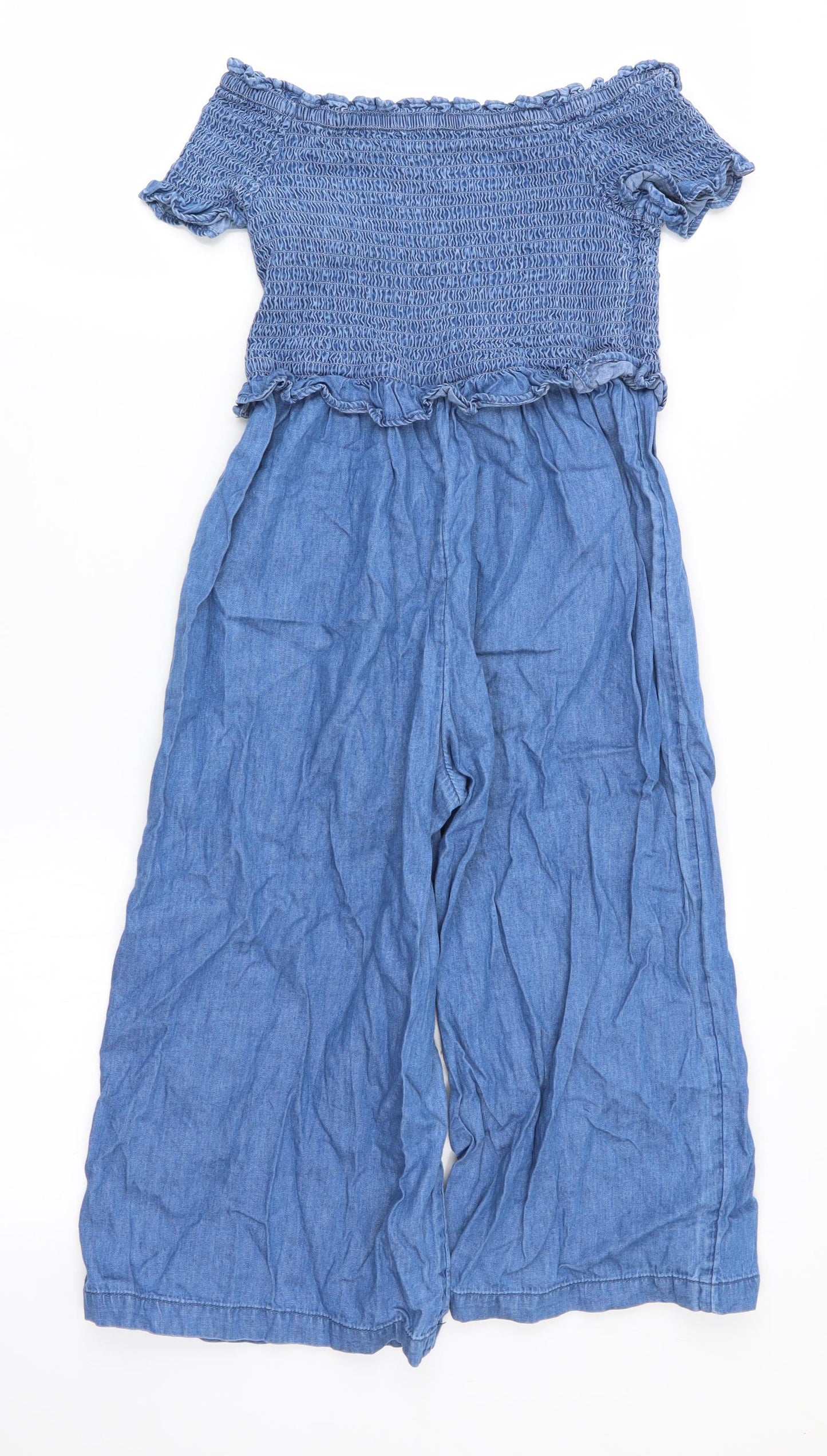 M&S Girls Blue   Jumpsuit One-Piece Size 7-8 Years