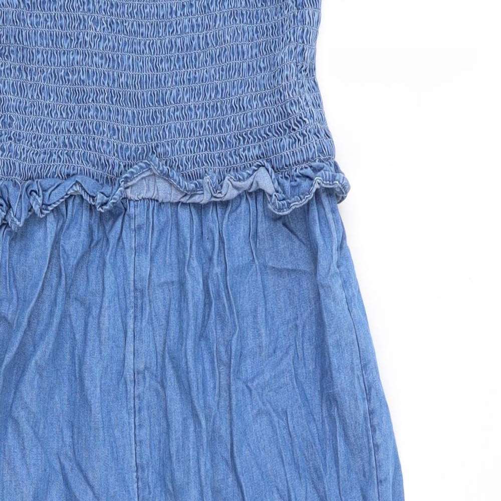 M&S Girls Blue   Jumpsuit One-Piece Size 7-8 Years