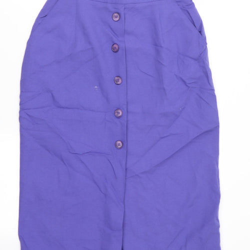 Richards Womens Purple   Flare Skirt Size 12