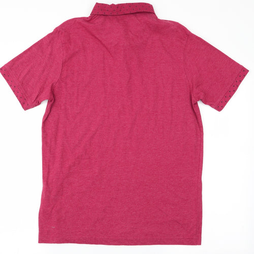 TU Mens Red    Polo Size M