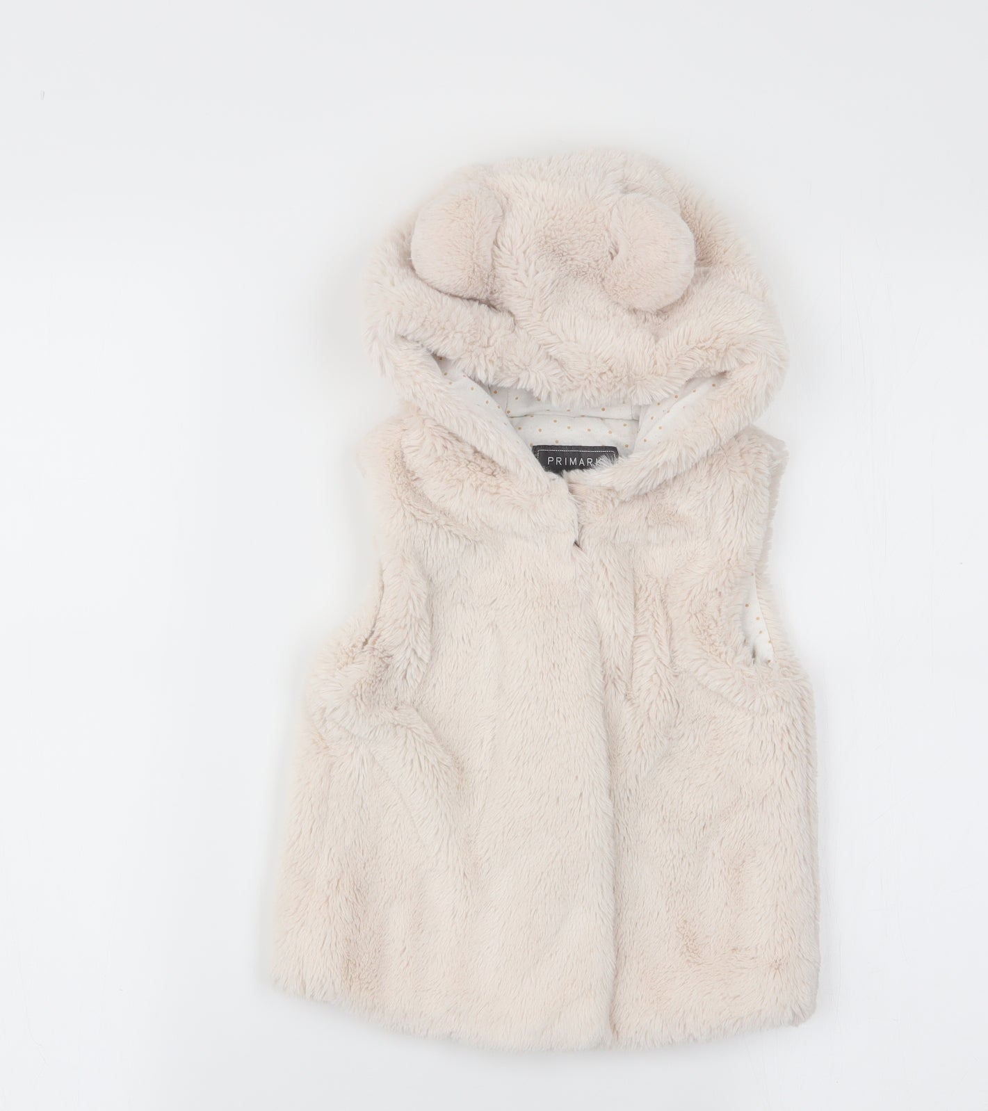 Primark Girls Beige   Gilet Jacket Size 2-3 Years