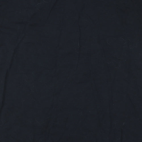 Gildan Mens Black Geometric   T-Shirt Size L