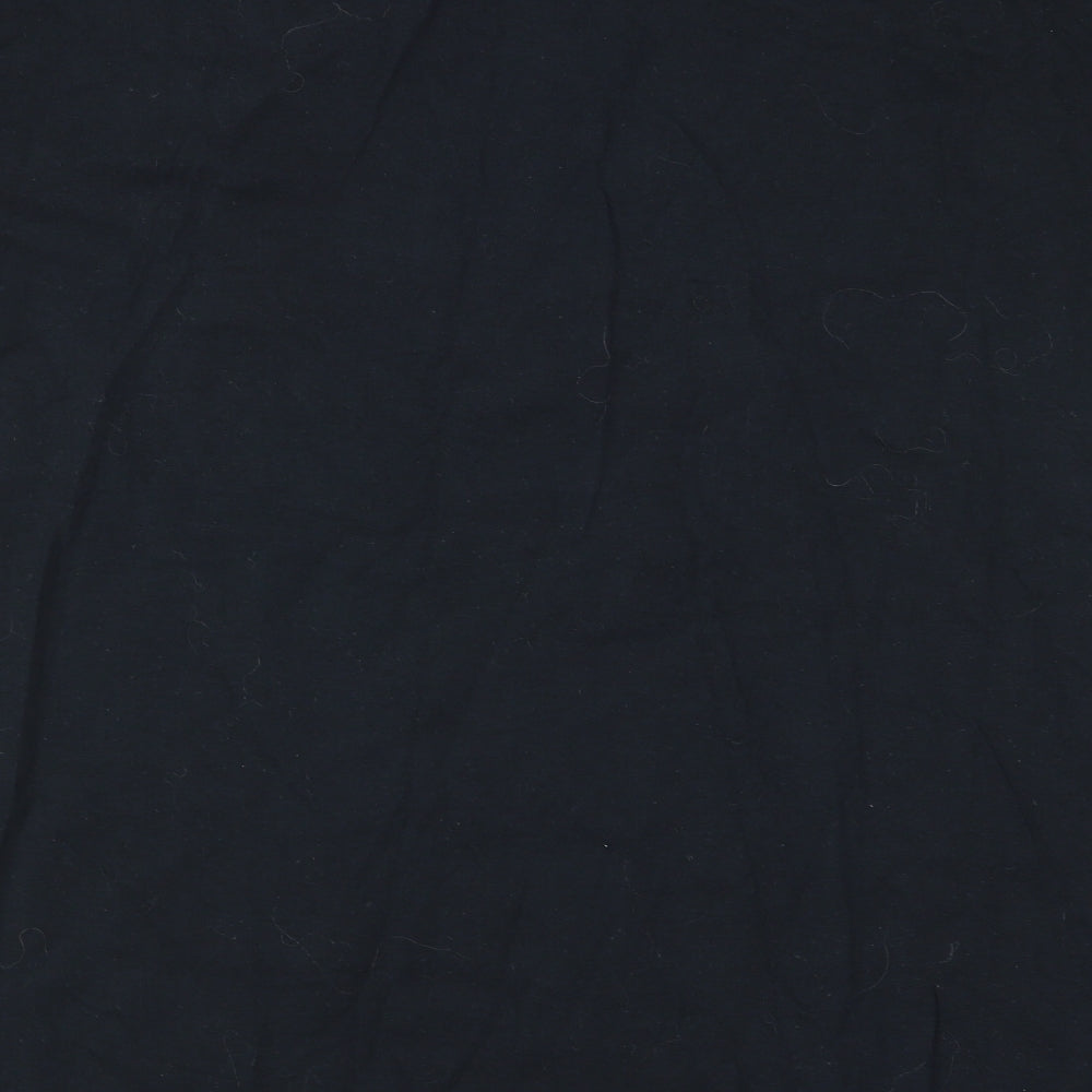 Gildan Mens Black Geometric   T-Shirt Size L