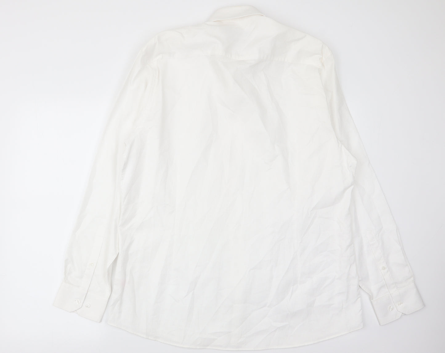 Primark Mens White    Dress Shirt Size 17