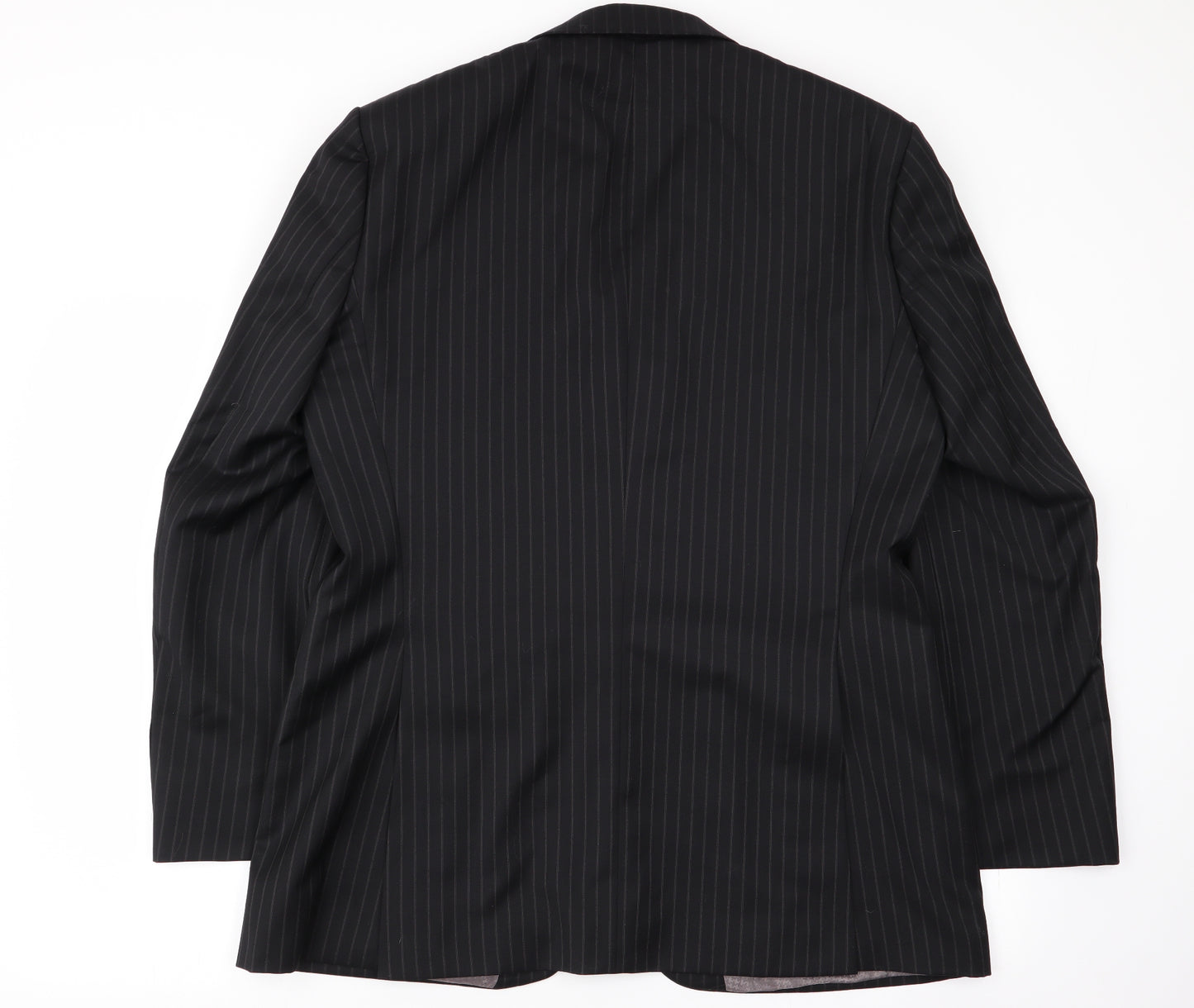 Studio Mens Black Striped  Jacket Blazer Size 42