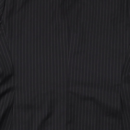 Studio Mens Black Striped  Jacket Blazer Size 42