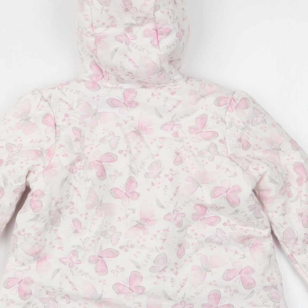 Asda George Girls Multicoloured   Jacket Coat Size 9-12 Months