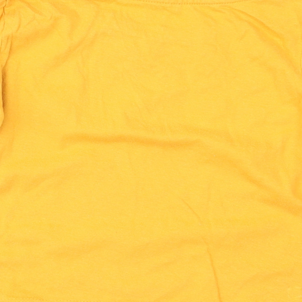 Primark Girls Yellow   Basic T-Shirt Size 18-24 Months