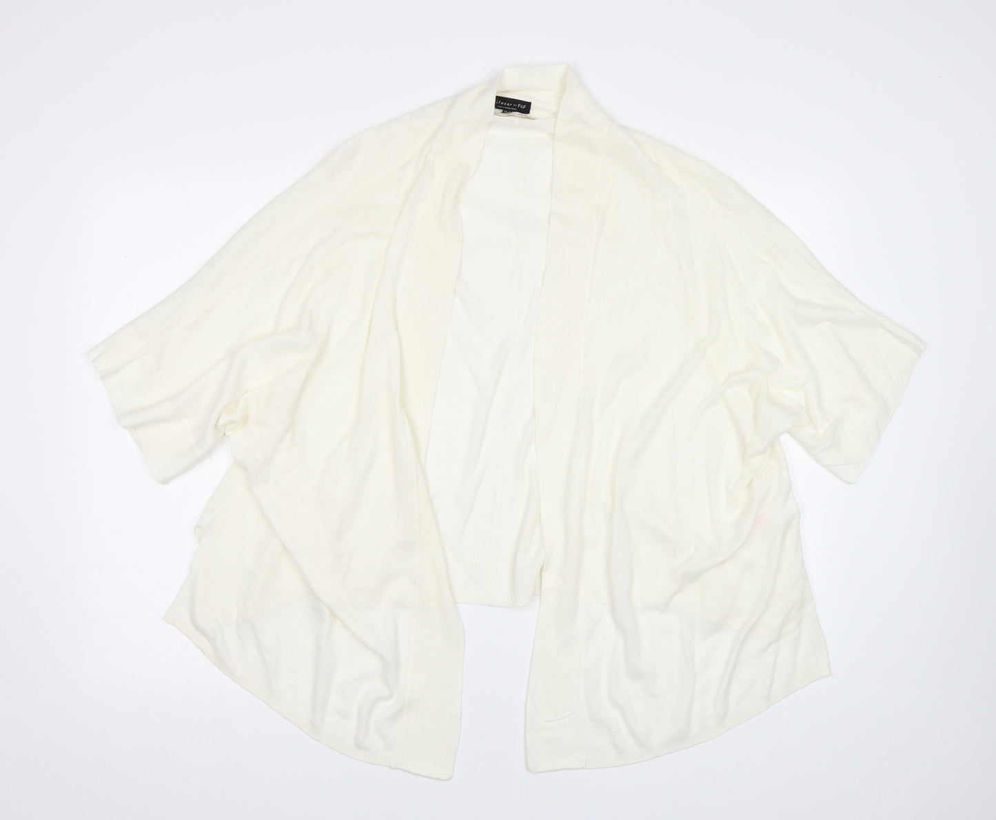 F&F Womens White   Cardigan Jumper Size 10