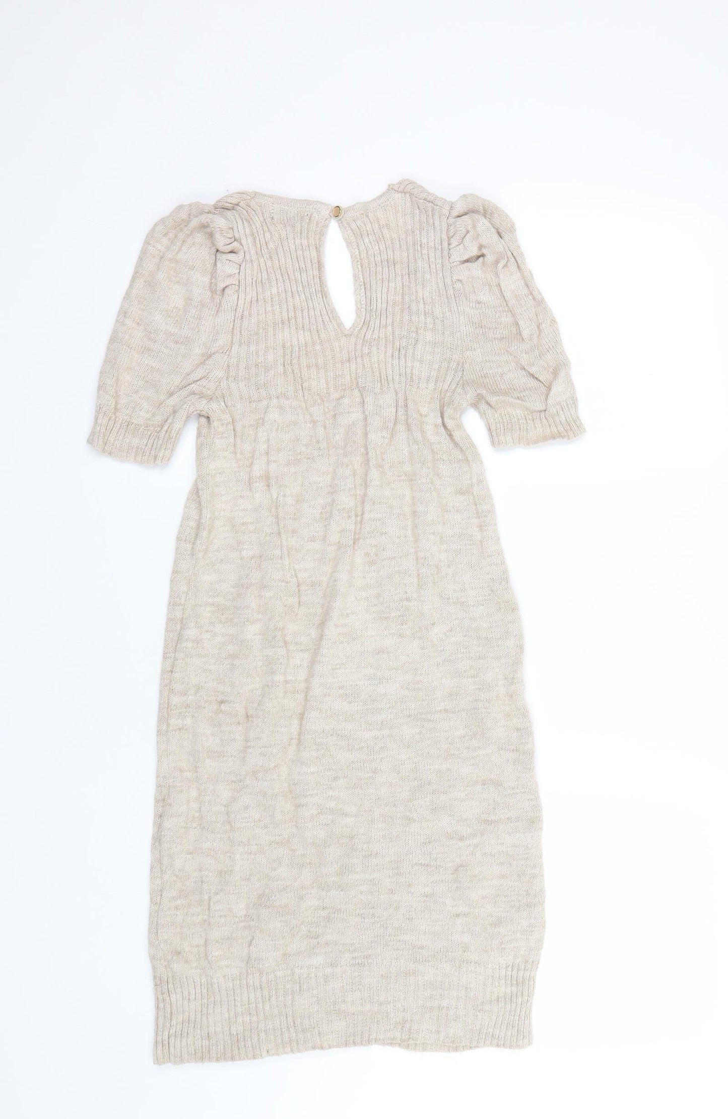 Topshop Womens Beige   Jumper Dress  Size 8