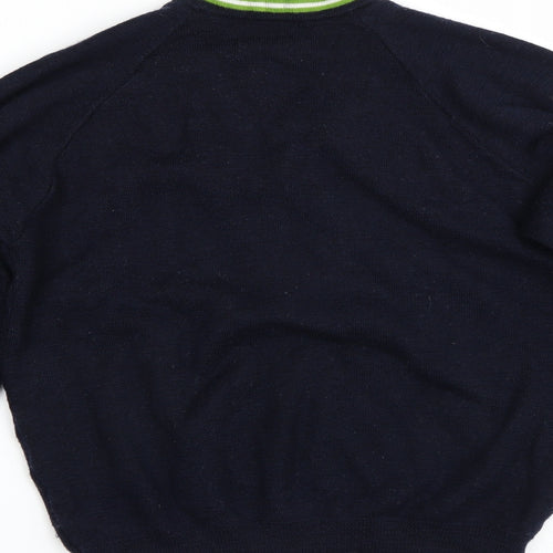 Charles Kirk Girls Blue   Pullover Jumper Size 8-9 Years