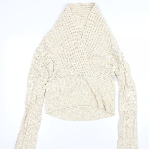 Wallis Womens Beige   Pullover Jumper Size 12