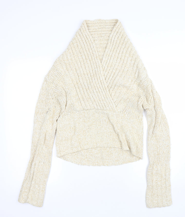Wallis Womens Beige   Pullover Jumper Size 12