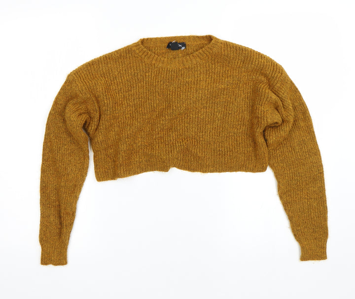 New Look Womens Brown Pullover Jumper Size M