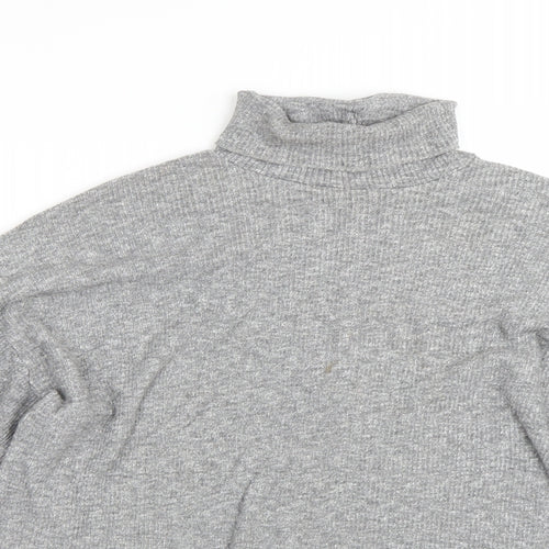 Bershka Womens Grey   Basic T-Shirt Size S