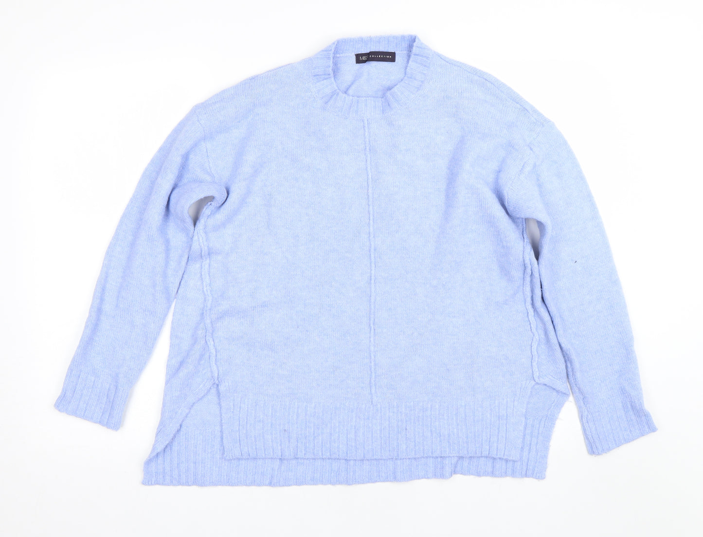M&S Womens Blue   Pullover Jumper Size M