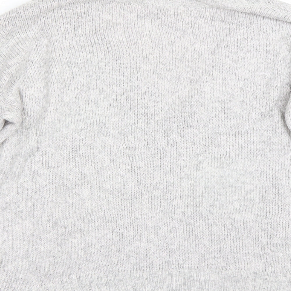 H&M Womens Grey   Pullover Jumper Size M