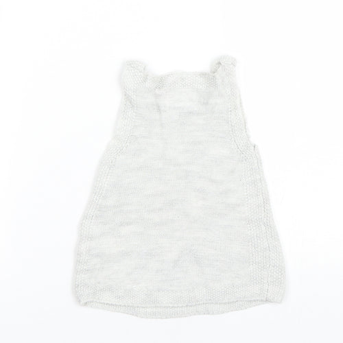 F&F Girls Grey   Tank Dress  Size 6-9 Months