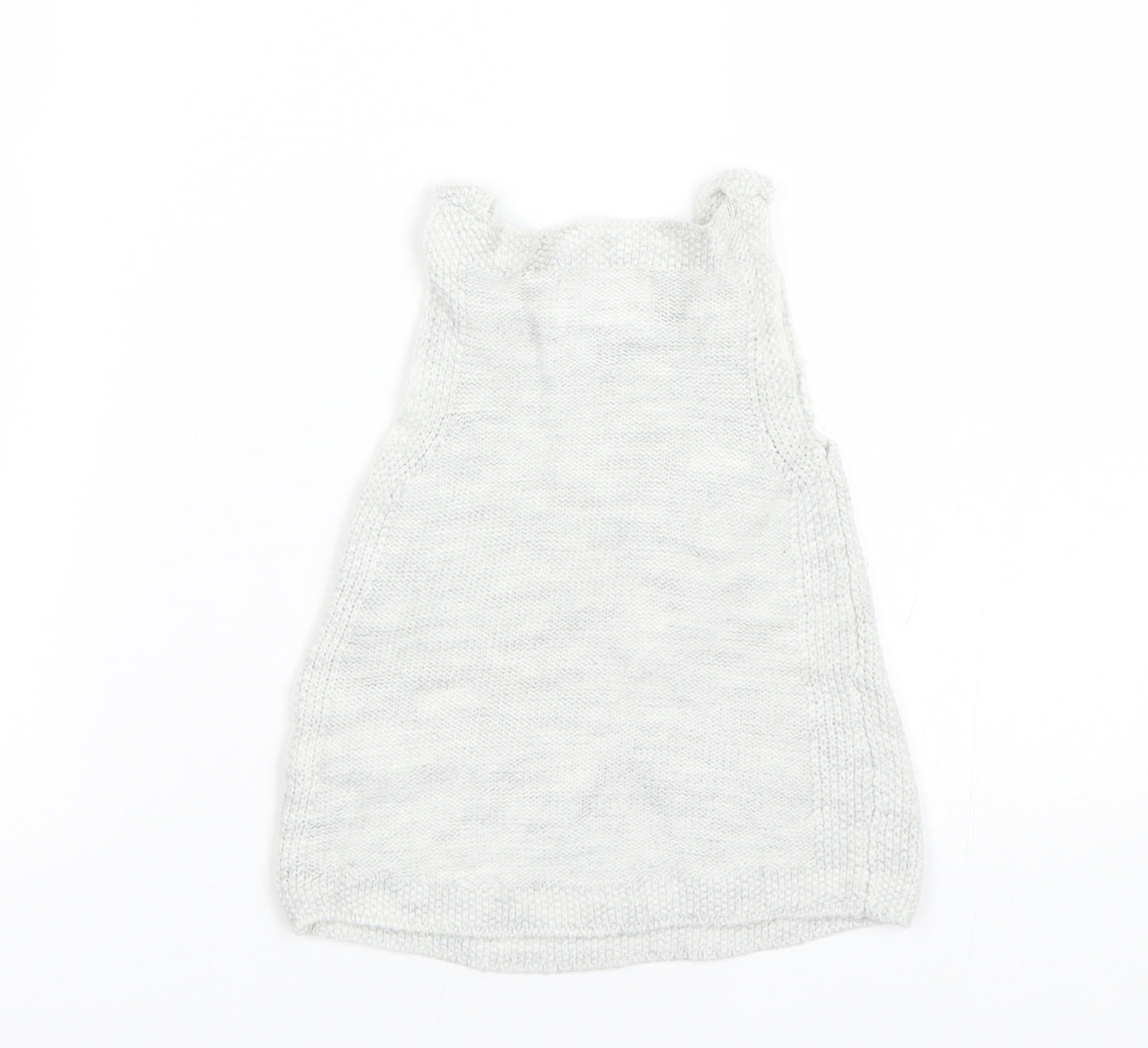F&F Girls Grey   Tank Dress  Size 6-9 Months