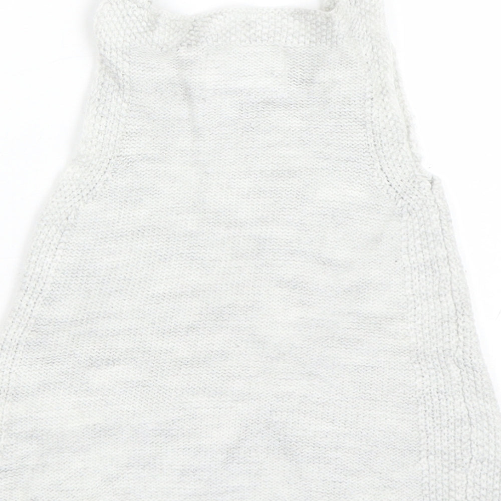 F&F Girls Grey   Tank Dress  Size 6-9 Months