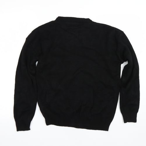 Oyisis Womens Black   Pullover Jumper Size M  - Christmas