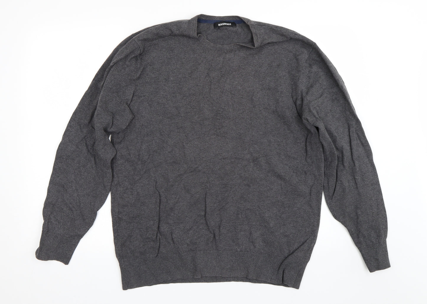 Goodsouls Mens Grey   Pullover Jumper Size L