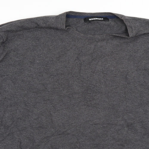 Goodsouls Mens Grey   Pullover Jumper Size L