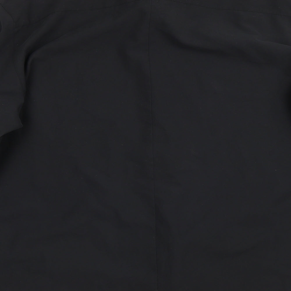Casual Club Mens Black    Dress Shirt Size L